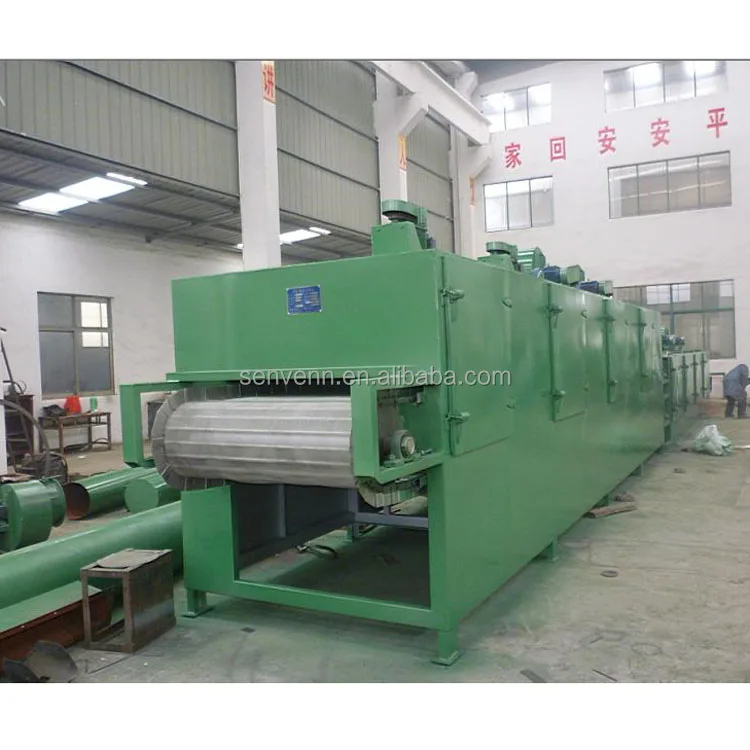 SUS304  Continuous Mesh Belt Dryer Used in Herbal Industrial
