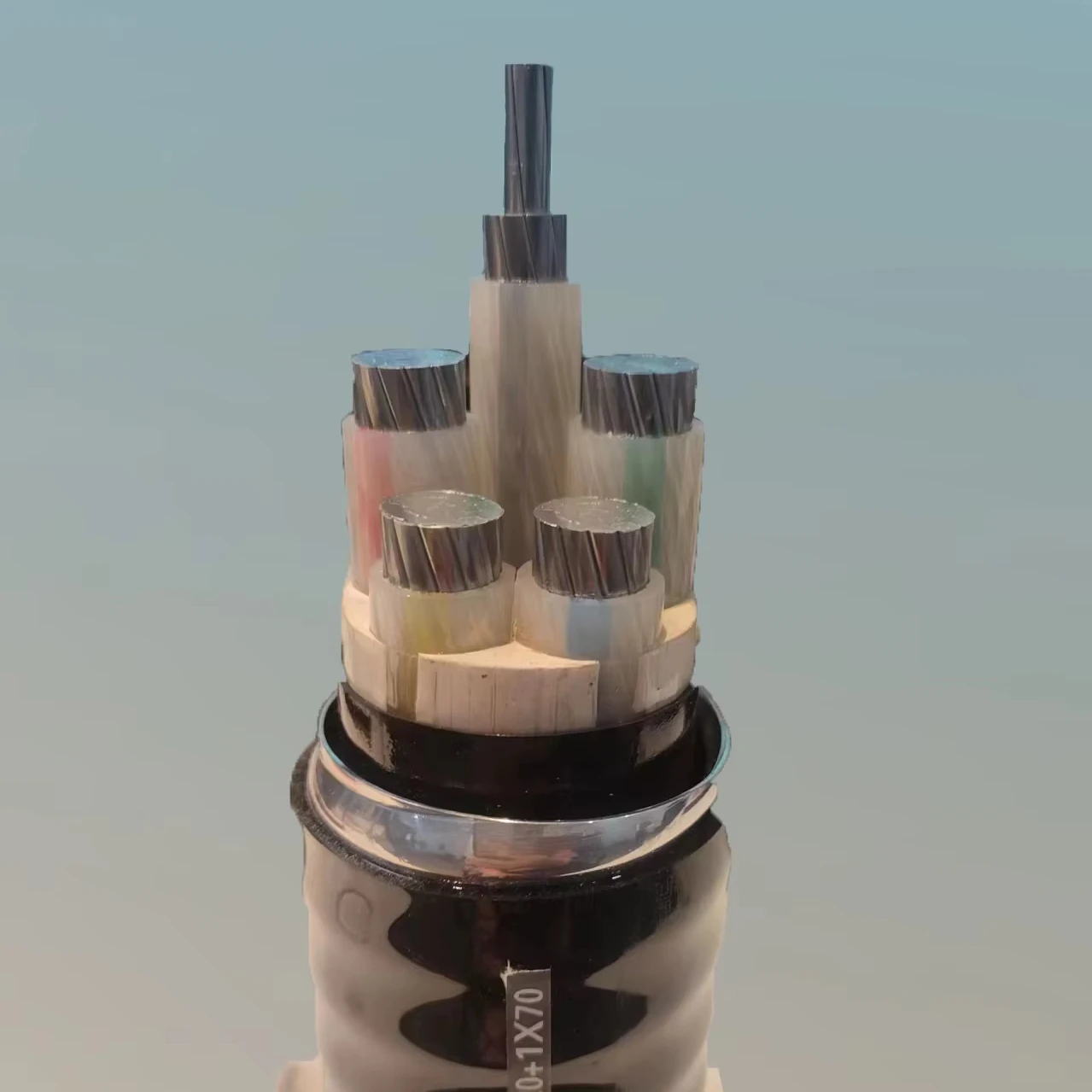 0,6/1kV 5-adrige PVC-Isolierung xple Mantel Multi core Kabel Aluminium leiter Konstruktion Kunden spezifische Größe