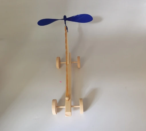 Science and Technology Small Production Model Competition Set Rubber Band Power Car Toy