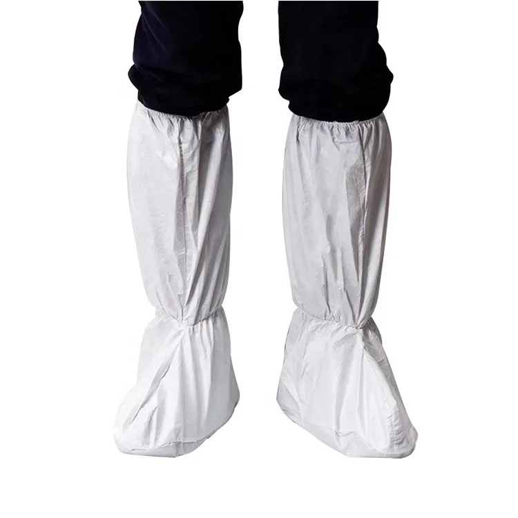 Disposable Medical Non Woven Shoe Cover Anti Skid EVA Boot Cover