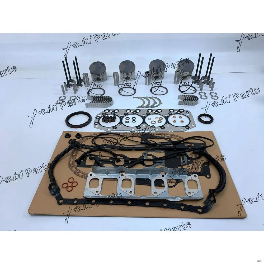 4M40 Rebuild Kit With Piston Ring Bearing Valves Cylinder Gaskets Piston for Mitsubishi