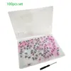 Set: 50 white and 50 pink with screwdriver