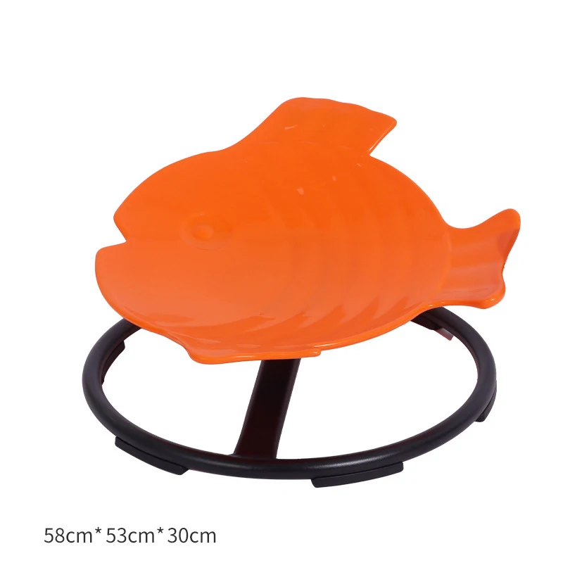 Swivel Seat Round Rotating Dish Kids Sensory Integration Training Equipment Children Balance