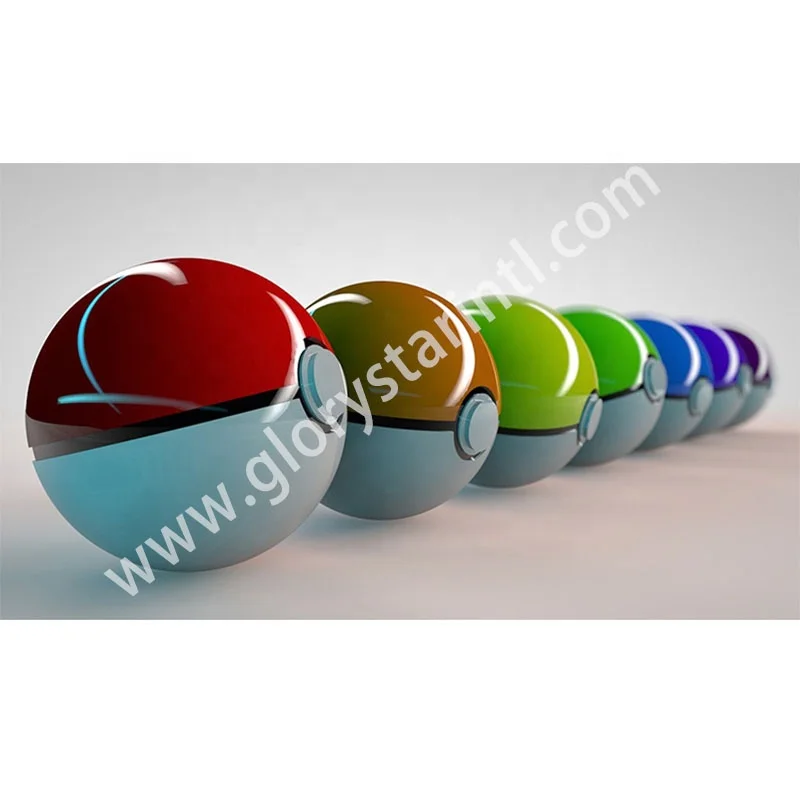 Wholesale 7cm Japanese PVC Figure Capsule Pokemoned Ball Unisex Anime Stress Ball Promotional Toy for Kids' Gifts