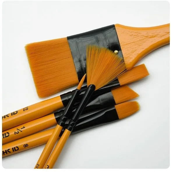 7 шт. набор нейлоновых кистей для рисования акварель