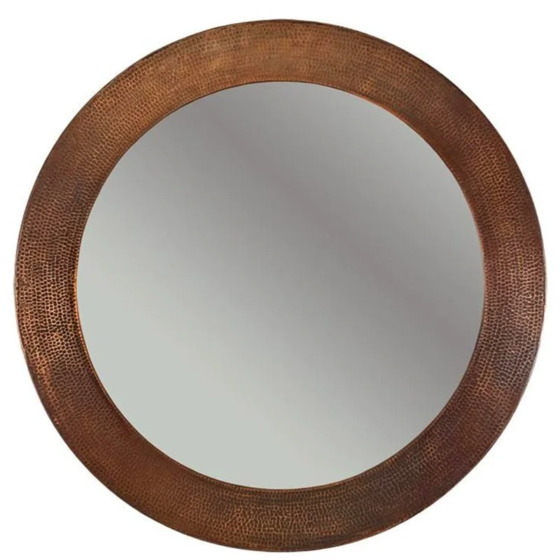 Copper Mirror Frame Hand Hammered Copper Frame With Rectangle Or