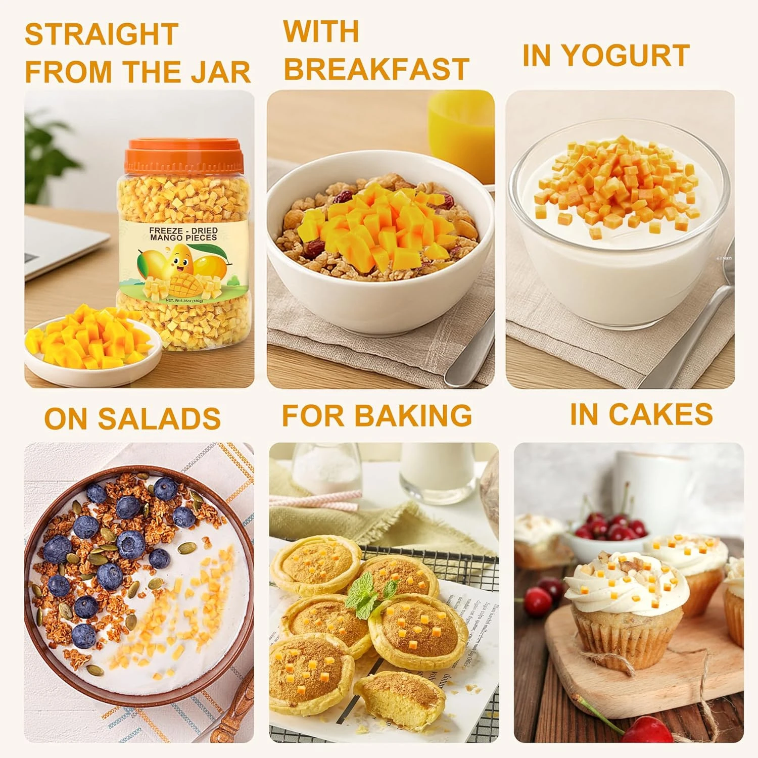 Bulk Freeze Dried Mango Chunks | Wholesale Supplier H306134a3e3db4c829a34006d5716ed03m