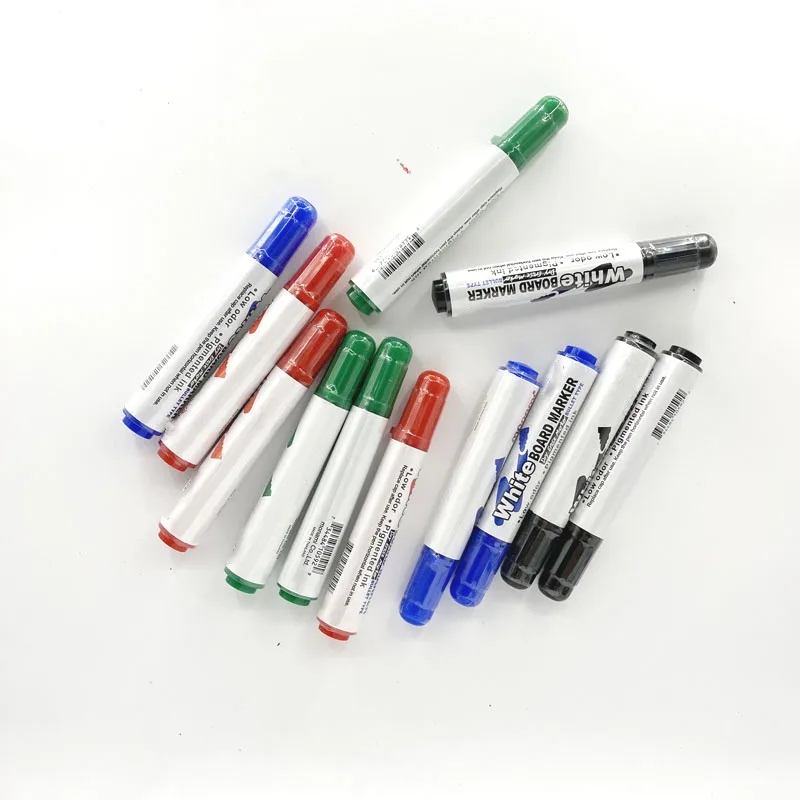 6-Piece Whiteboard Marker Set With Eraser - Erasable Pens For Rock Painting & Crafts