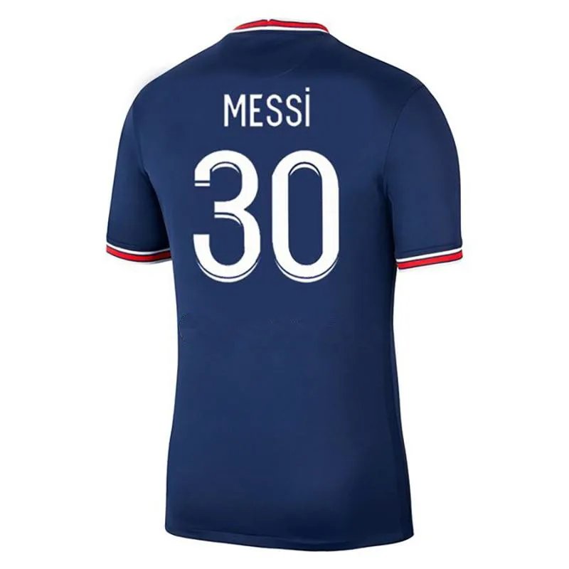 Wholesale 2022 Season New Club Best Thai MESSI #30 MBAPPE#7 Neymar #10  Home&away Soccer Jerseys Football Kit From m.