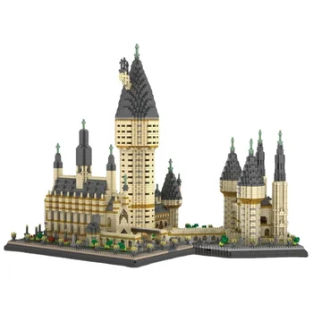 2024 Factory Wholesale Hogwarts Series Nanoblocks Set Toy Micro Building Blocks Plastic Puzzle Toy for Kids Gift Colour Box ABS