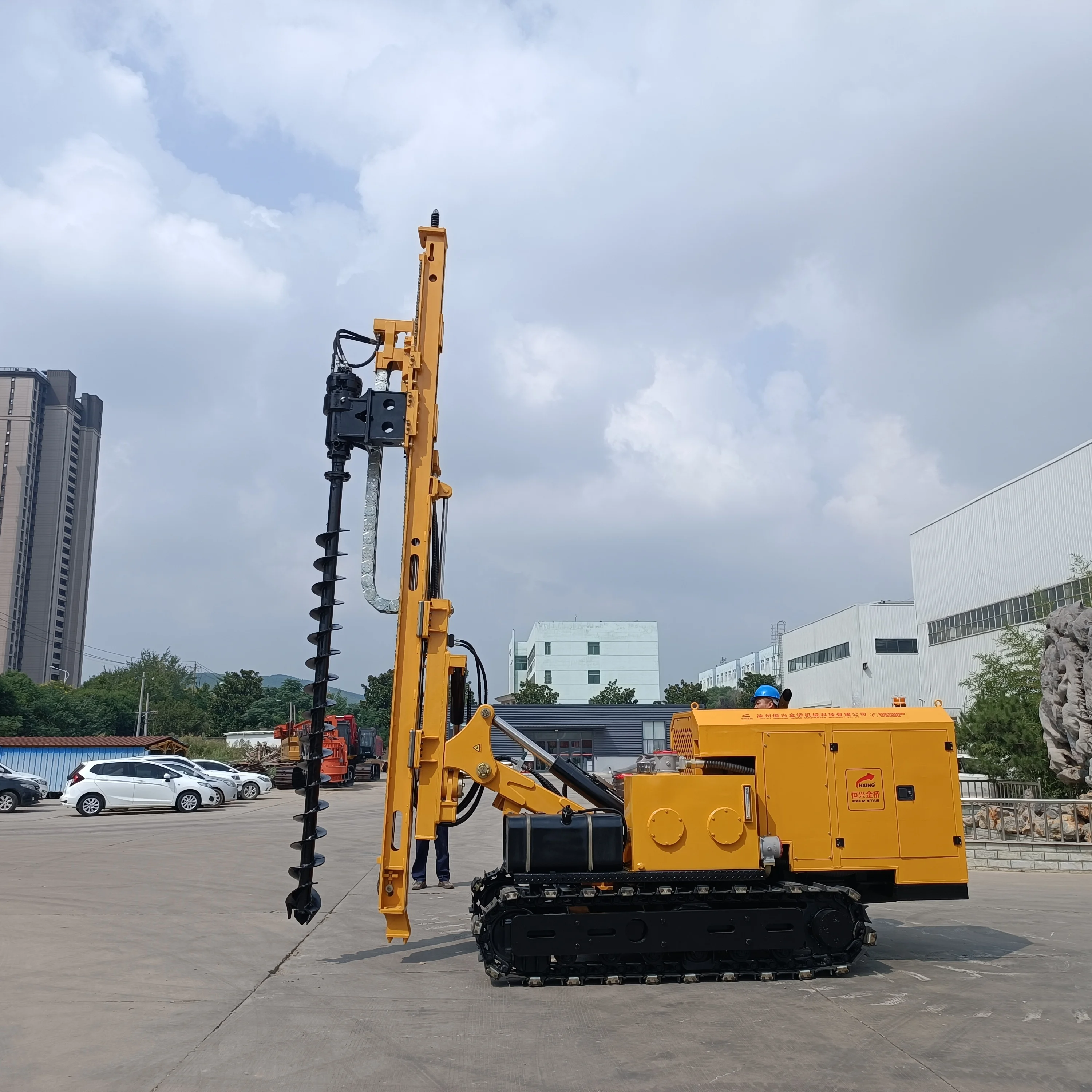 Helical Pier Driver Ground Screw Installation Machine Screw Pile for Ground System
