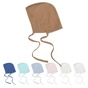 New Model Custom Logo Infant Products Solid Color Kids Knitted Hats Simple Unisex Summer Perfect Soft Baby Cap