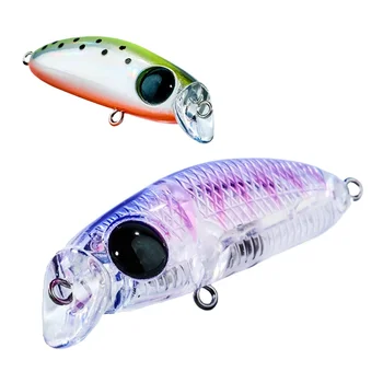 High Quality 2g Floating Minnow Lure ABS Material Artificial Hard Bait for Bass Perch Freshwater Fishing Hooks Direct – Minnow – view 3