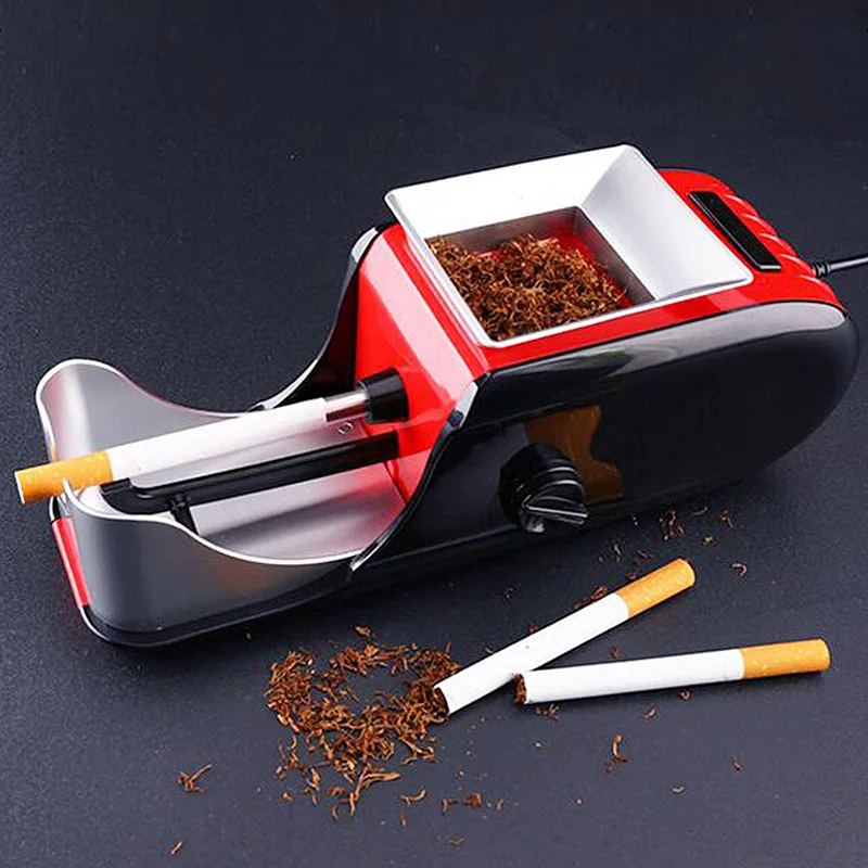 alibaba cigarette Fashion Plastic Fully Automatic Electric Maker Household External Cigarette Rolling Machine US EU Plug Alibaba to stop sales of