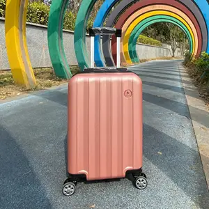Wholesale 18 Inch Factory Custom Portable Waterproof Luggage Hardshell Scratch Proof Travel Case With Peach Skin Lining