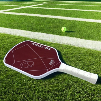 JUCIAO Red Kevlar Pickleball Paddle - Durable & Versatile