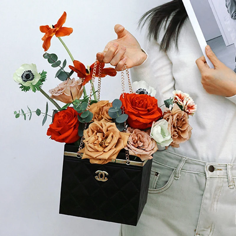 Fashion Luxury For Flowers Gift Boxes Wholesale Mom New Design Flower