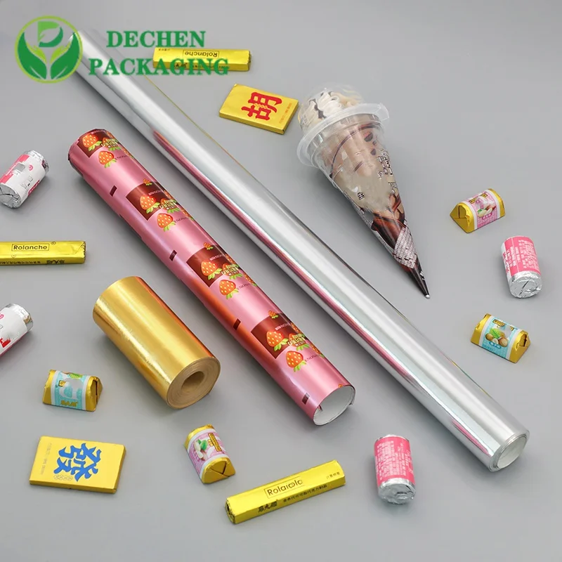 Papel de cono de helado Papel laminado de aluminio