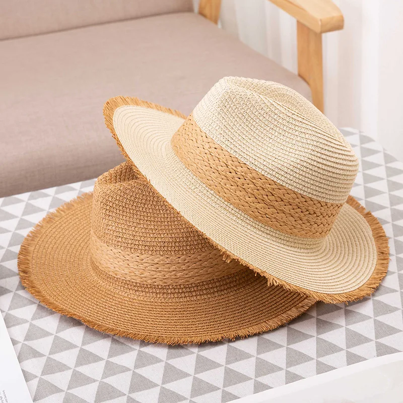Summer Vintage Matching Color Fur Border Sunblock Korean  display picture 1