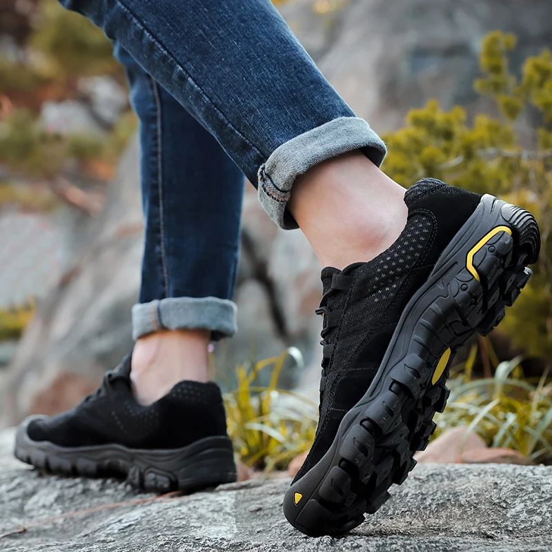 New arrivals Custom waterproof men hiking shoe outdoor camping sport hiking shoe for men