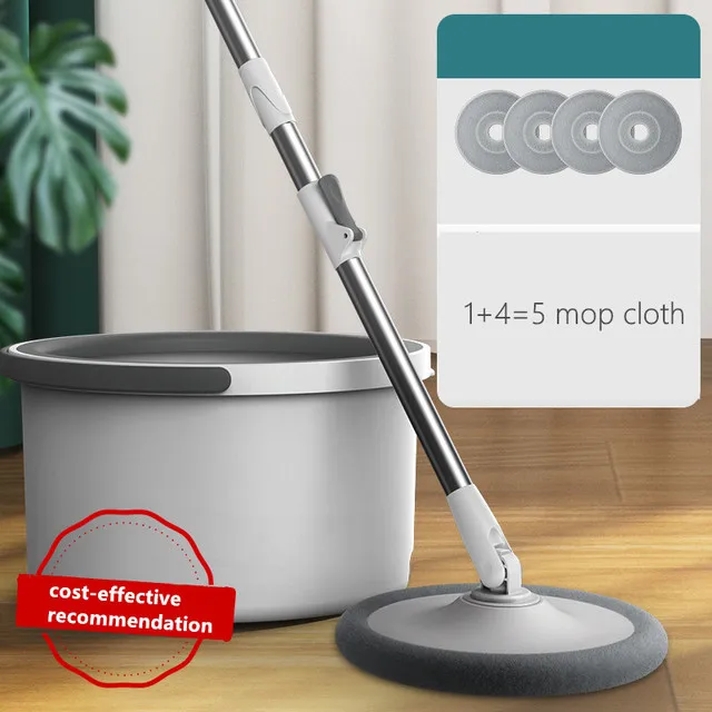 Mop Water Separation 360 cleaning With Bucket Microfiber Lazy No Hand- Washing Floor Floating Mop Household Cleaning Tools