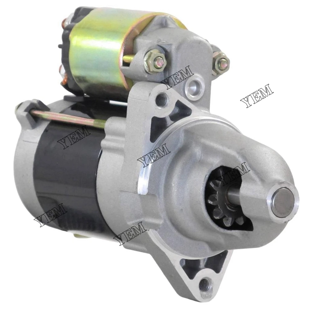 Excavator Accessories New Starter Motor 128000-7110 128000-7111 for Denso 12V 0.7Kw 11T Heavy Equipment Engine Parts