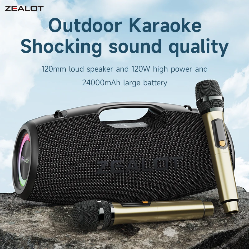 Worldwide Hot Sale Zealot S78M 120W Portable Wireless Bluetooth