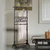 Bamboo clothes rack