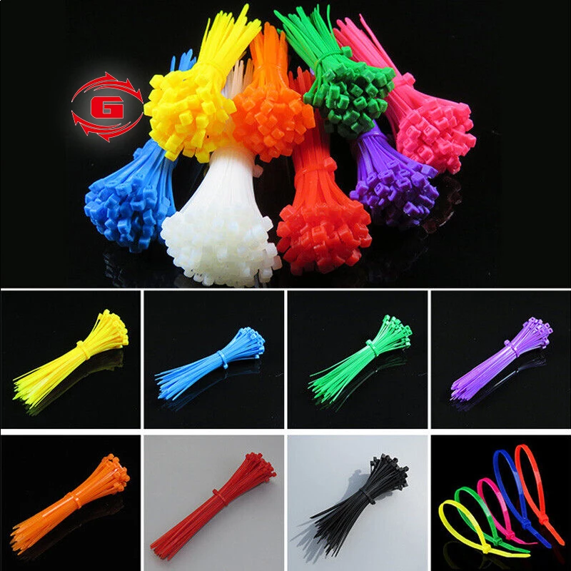 Pa66 Plastic Cable Tie Zip Tie Wire Strap Nylon Cable Tie Manufacturer ...