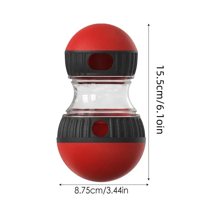 Dog Toy Tumbler Leaky Food Ball Elliptical Track Rolling Ball Slowly Feeding Protects Stomach Increase Intelligence Pet Supplies