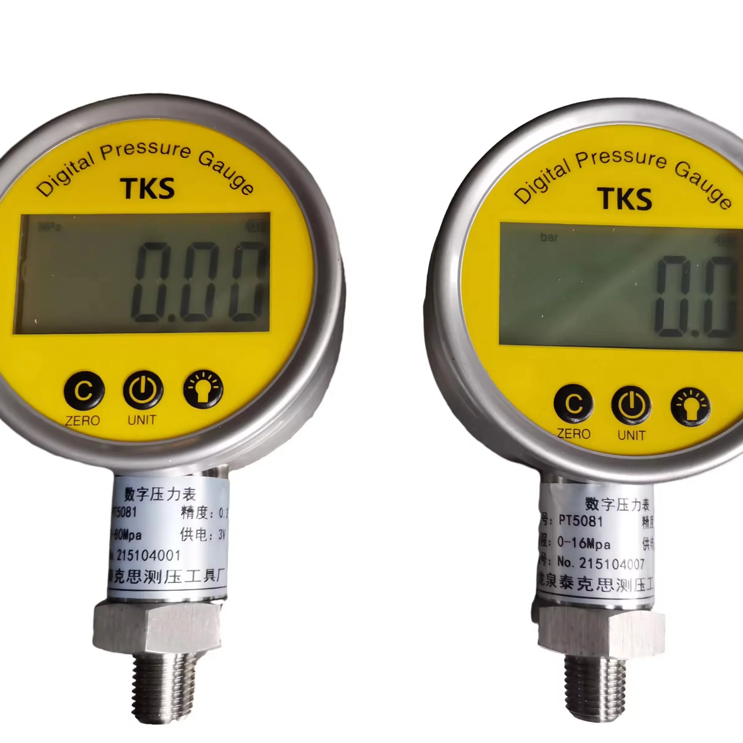 Tks Universal Digital Pressure Gauge Measuring Instruments Testing Tool
