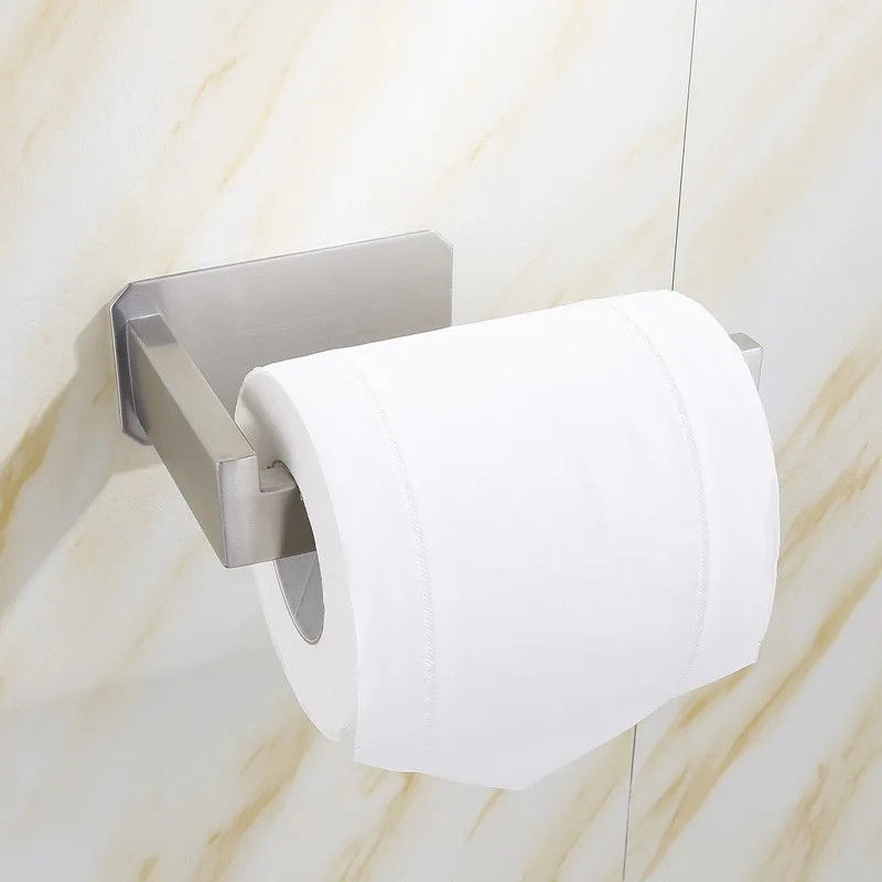 Toilet Roll Paper Accessory Wall Mount 3m Toilet Paper Holder Stainless  Steel Bathroom Tissue Towel Accessories Rack Holders - China Tissue Holder,  Paper Box