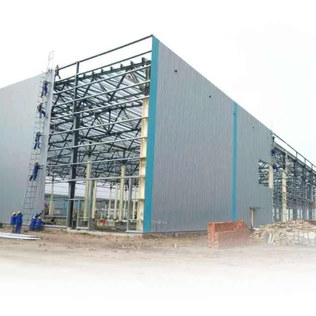 Customized Prefabricated Large Span Building Galvanized Light Steel Structure Chinese Storage Warehouse