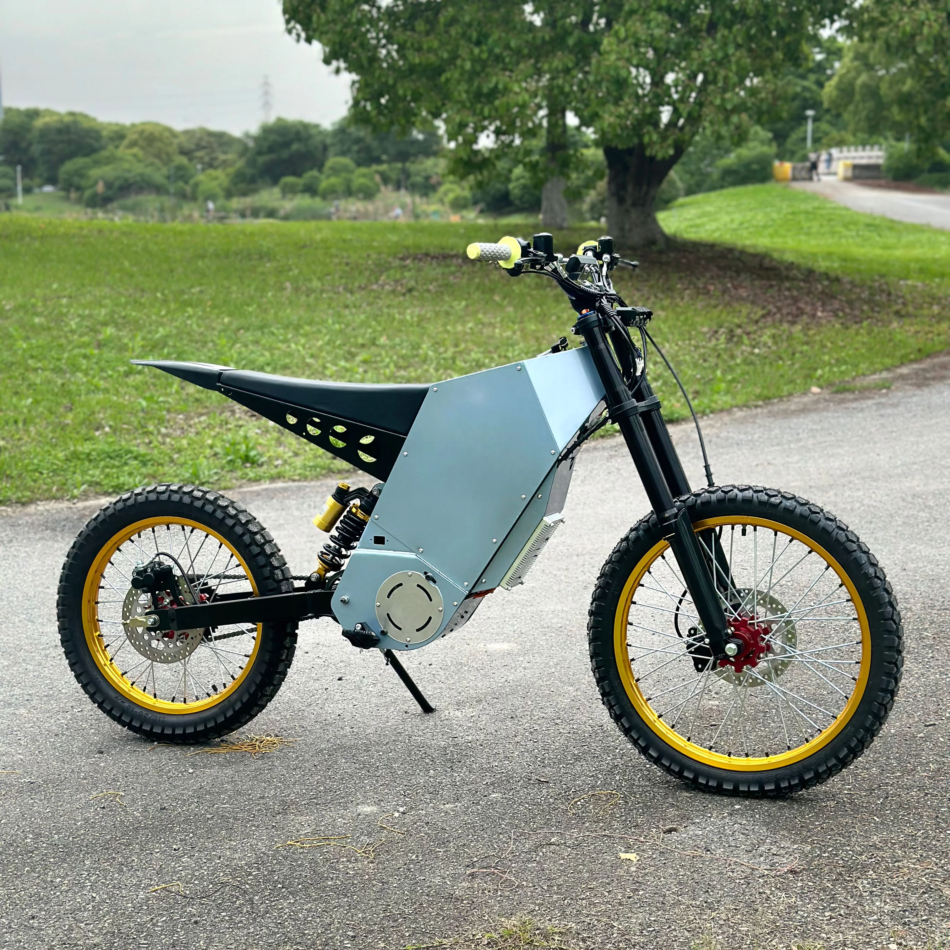 72V 3000W-15000W Electric Mountain E Bike Fast Stealth Bomber Rear Hub Motor with Integrated Lithium Battery