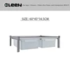 [No heating] One layer, 2 drawers, 1.0mm silver frame