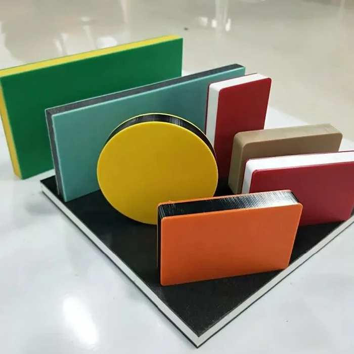 Factory Price Colorful HDPE Multilayer Sheet Textured Surface Color Core HDPE Sheet Sandwich HDPE Sheets
