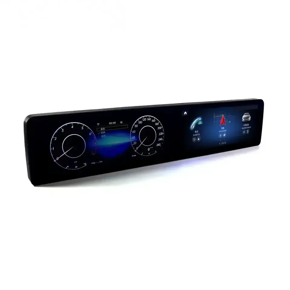 NaviHua  12.3 Inch for Mercedes Benz S Class W221 to W222  Dual Screen Android Radio Cluster Digital Instrument Stereo Upgrade