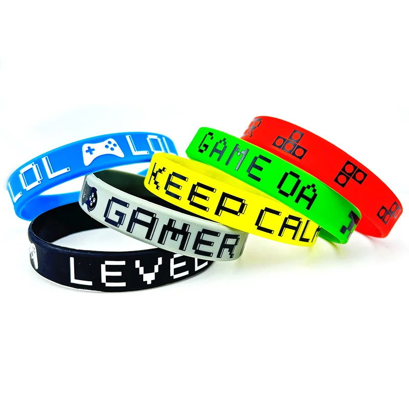 Trendy Unisex Electronic Game Silicone Wristband in Stock, Game Themed Party Wristband, Silicone Wristband