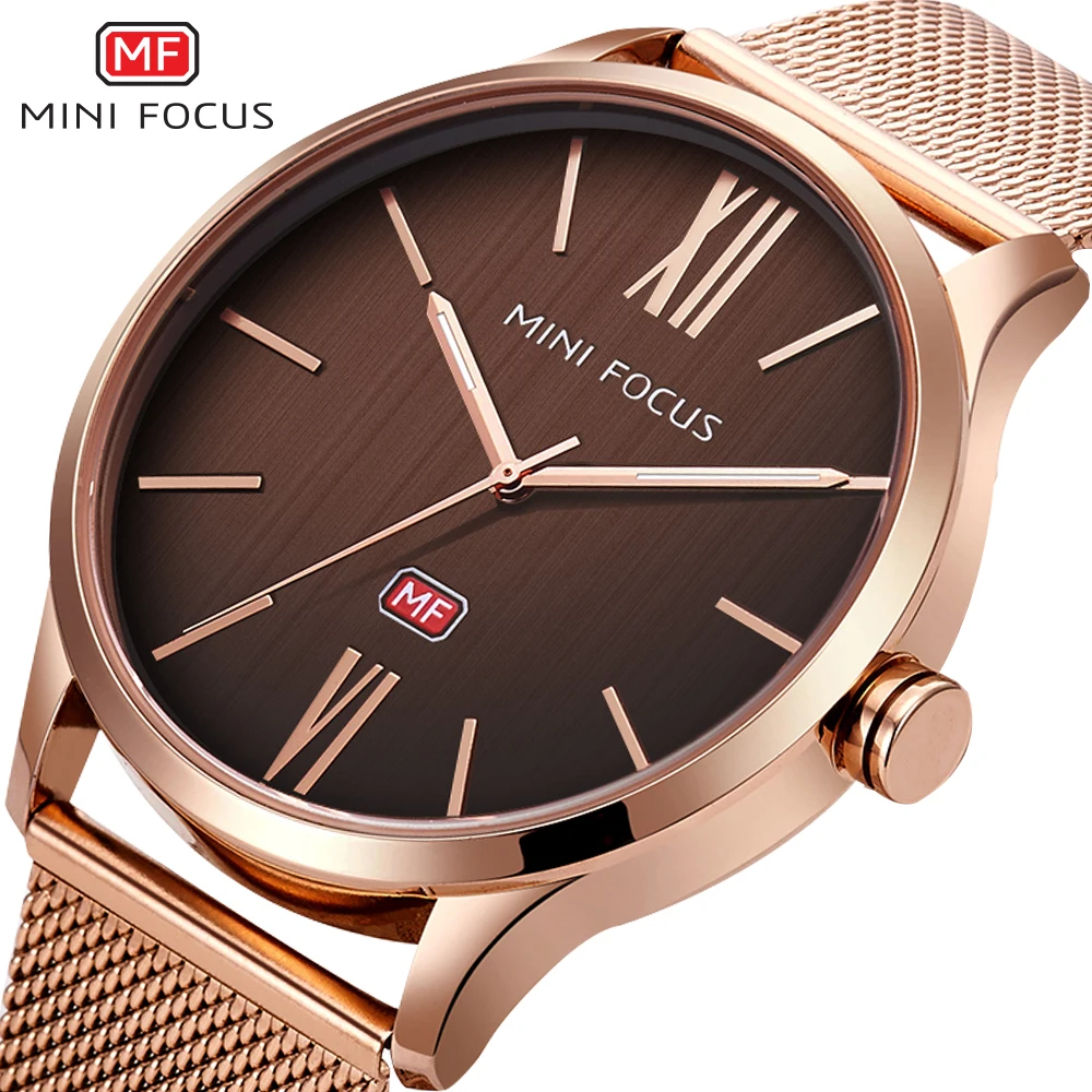 Mini Focus MF0018G Stylish Watches with Multiple Time Zones