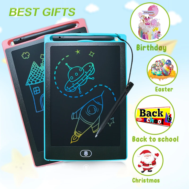 Erasable Digital Memo Pad Electric Notepad For Kids Portable 8.5 Inch