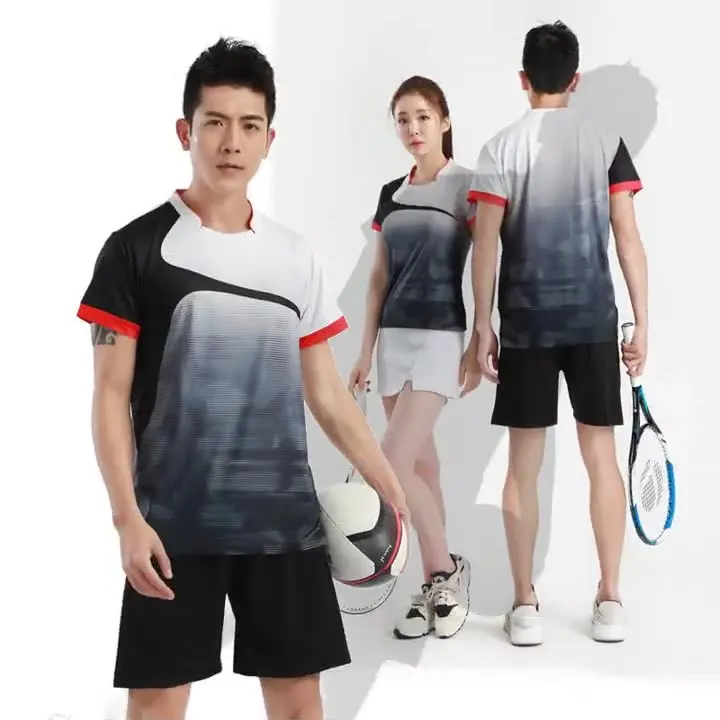 Hot New YY Men's Tops Sportswear Badminton Clothing table tennis T-shirt 