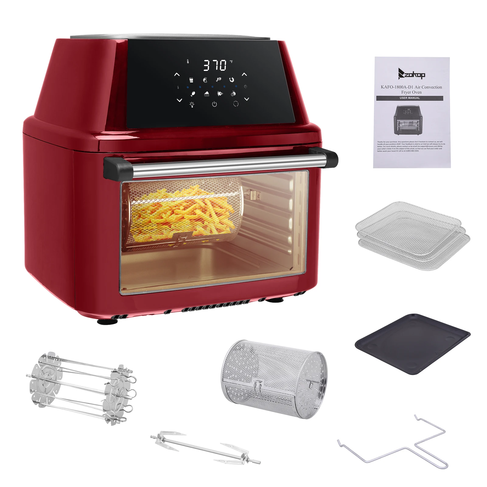 touch screen toaster oven