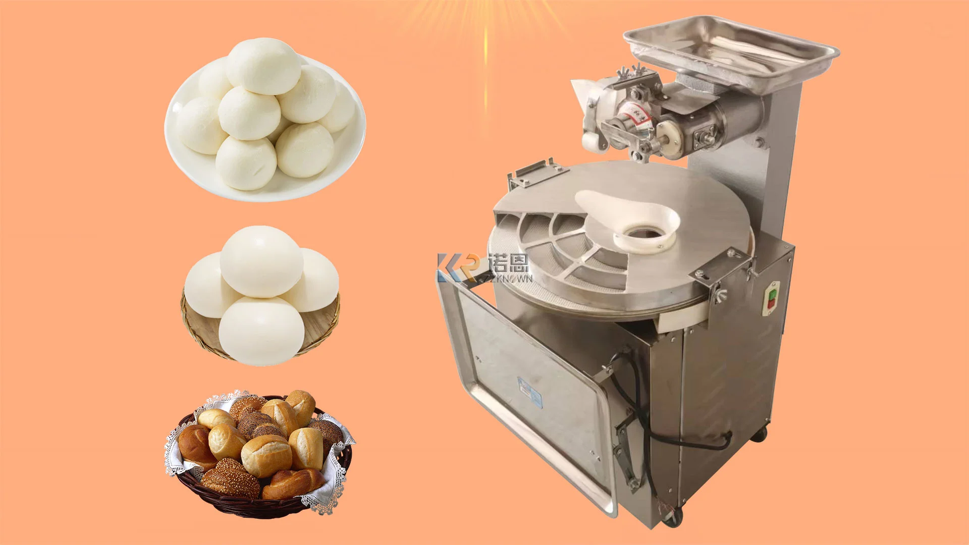 Automatic Dough Divider Bakery Dough Divider Rounder Dough Ball Cutting