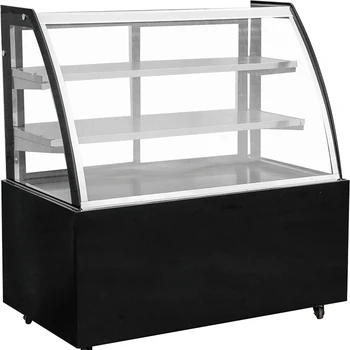 野菜と果物のディスプレイラックケーキショーケース冷蔵庫冷蔵庫ガラス
