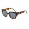 C2 Glossy Black  Glossy Bean Flower FrameAll Gray Lens