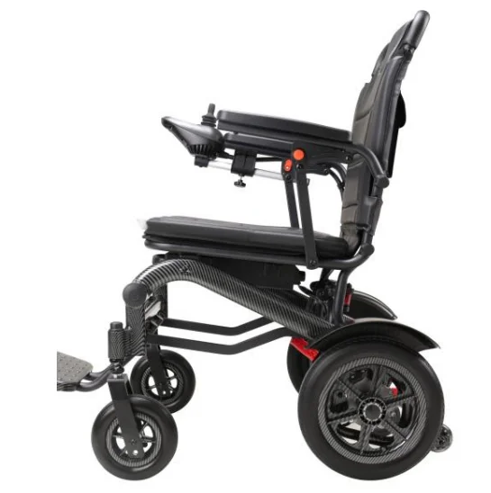 21.5kg Light weight wheelchair feather wheelchair one button folding power wheelchair with detachable lithium battery -BZ-XWED03 supplier