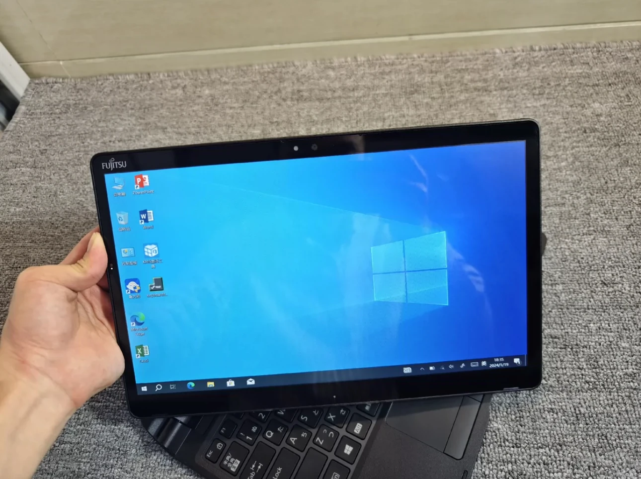 Laptop Computer 12.9 Inch  Touch Screen Laptops Fujitsu_Q508 Intel CPU 4G 128G , 320G HDD