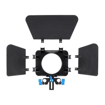 Yelangu M1 Camera Shade for All SLRS and Home DV Cameras Lens Hood Follow Focus Matte Box detail image