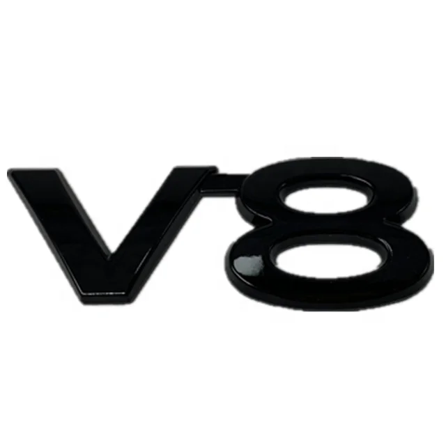 Black Toyota Land Cruiser Emblem Badge with 3M Glue