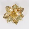 Golden bright platinum pink flower